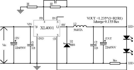 XL4001led(q)(dng)оƬ(yng)÷